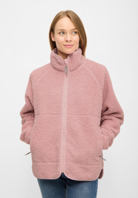 Preview: Kuschelby Damen Fleecejacke  - Coral Blush Rosa  - Teddy
